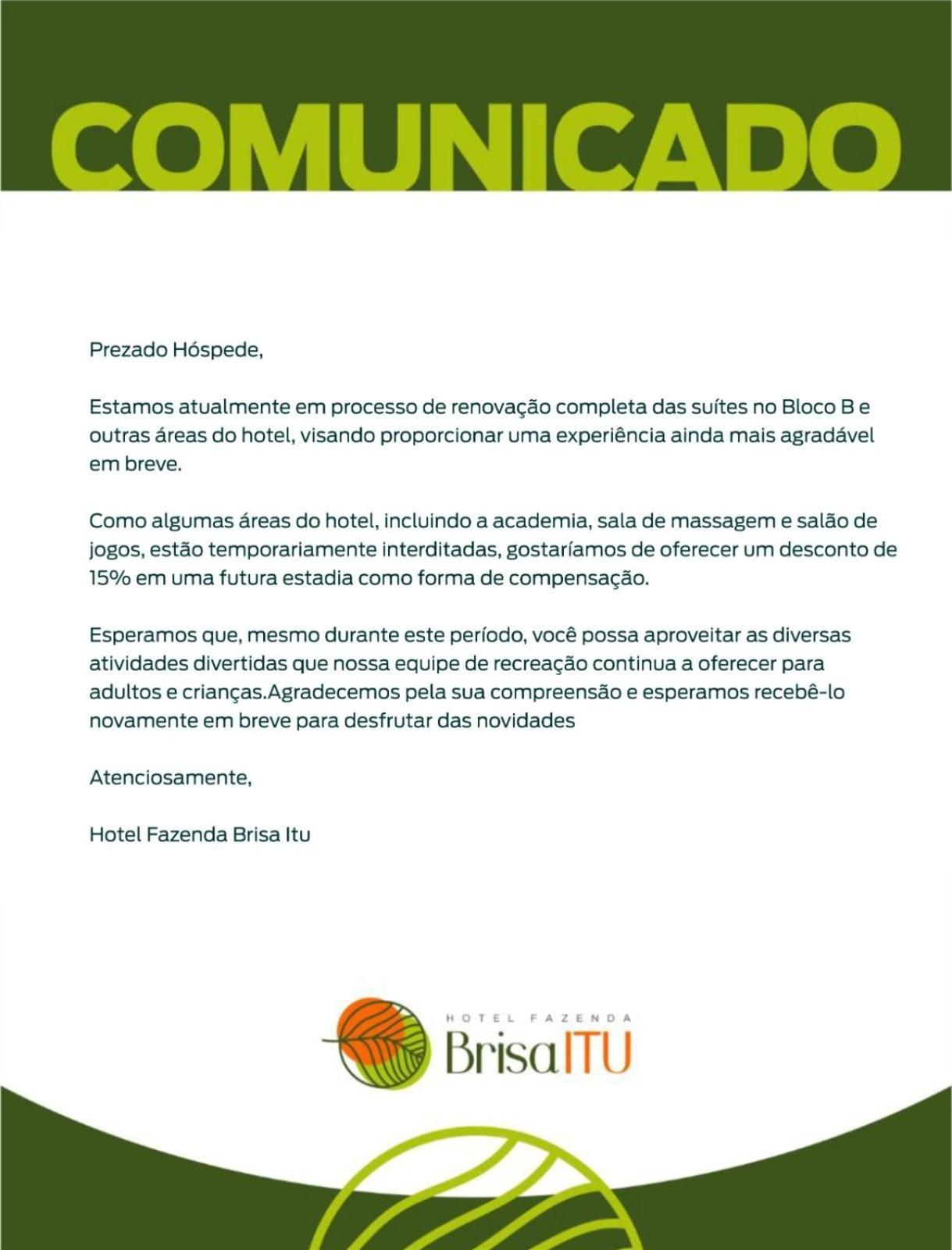 Hotel Fazenda Brisa إيتو المظهر الخارجي الصورة